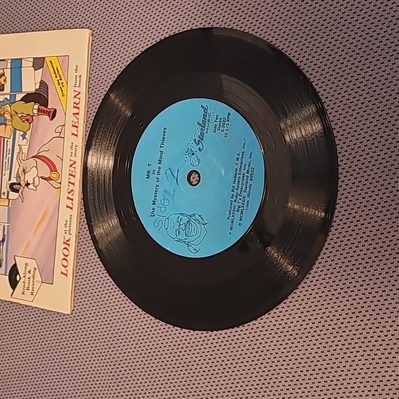1984 Mr. T The Mystery of the Mind Thieves 33 1/3 RPM Story Book Record - Picture 7 of 7